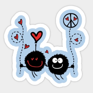 Love & Peace Sticker